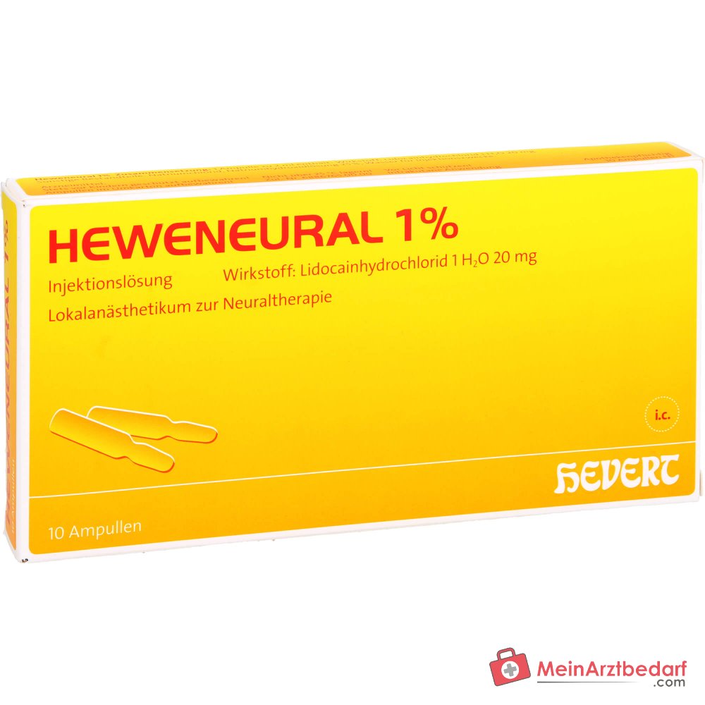 Hevert Heweneural 1% roztwór do wstrzykiwań, 100 x 2 ml