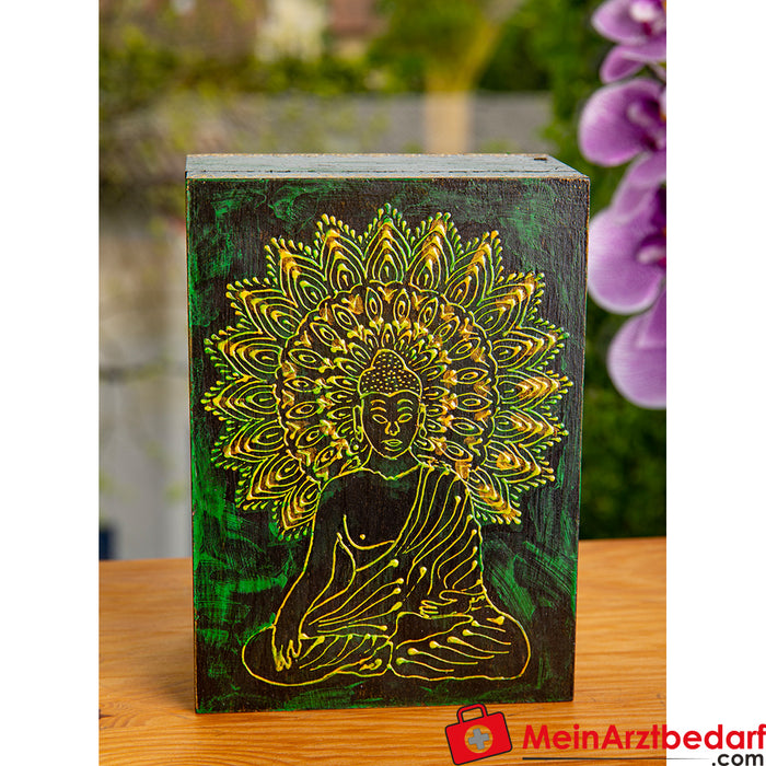 Berk Buddha boîte en bois