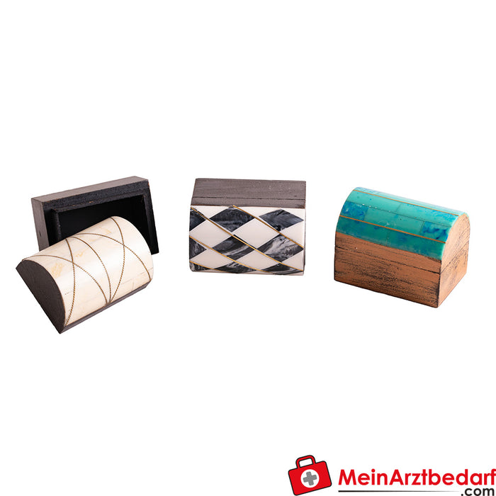 Berk set of 3 wooden boxes