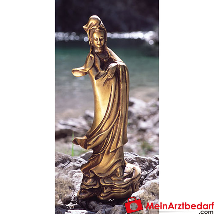 Berk Kuan Yin, latón, 22 cm de altura