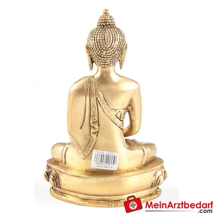 Berk Buddha Amithaba, Messing, ca. 20 cm