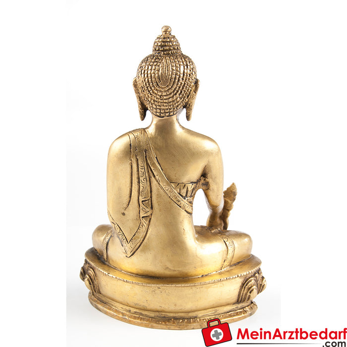 Berk Medizin-Buddha, Messing, ca. 20 Cm
