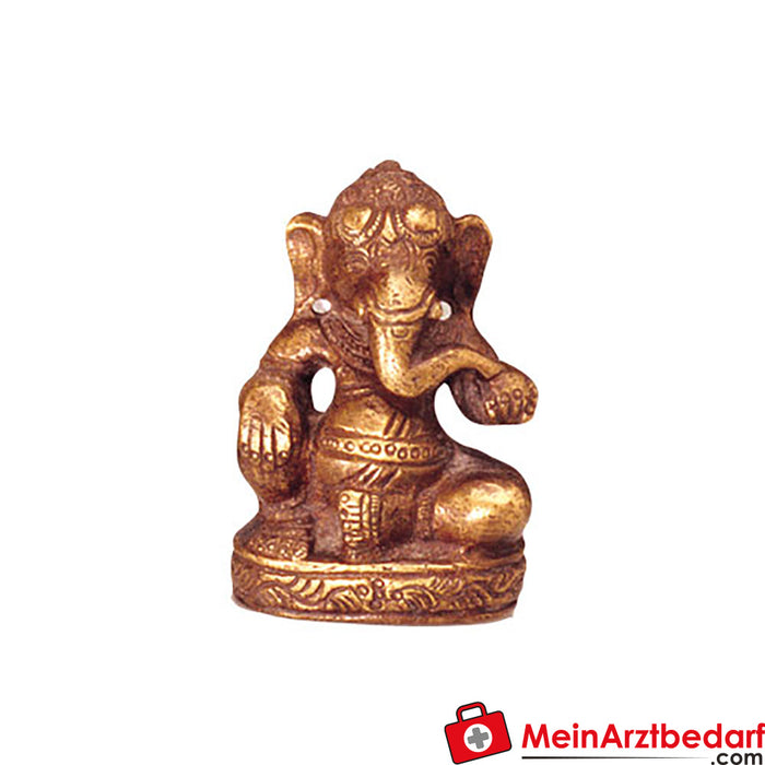 Berk Ganesha assis, laiton 6,5 cm de haut