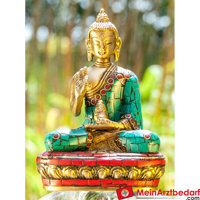 Berk Kanakamuni Boeddha zittend 11,5 cm