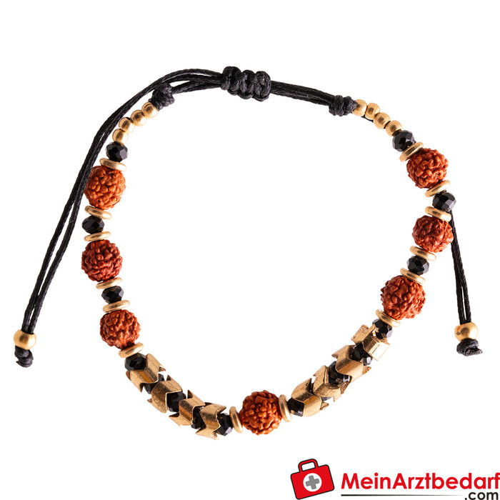 Berk armband met rudraksha "Amba".