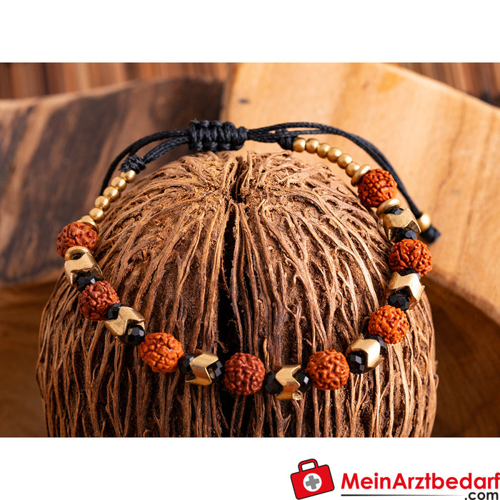 Pulsera de berk con rudraksha "Ajala