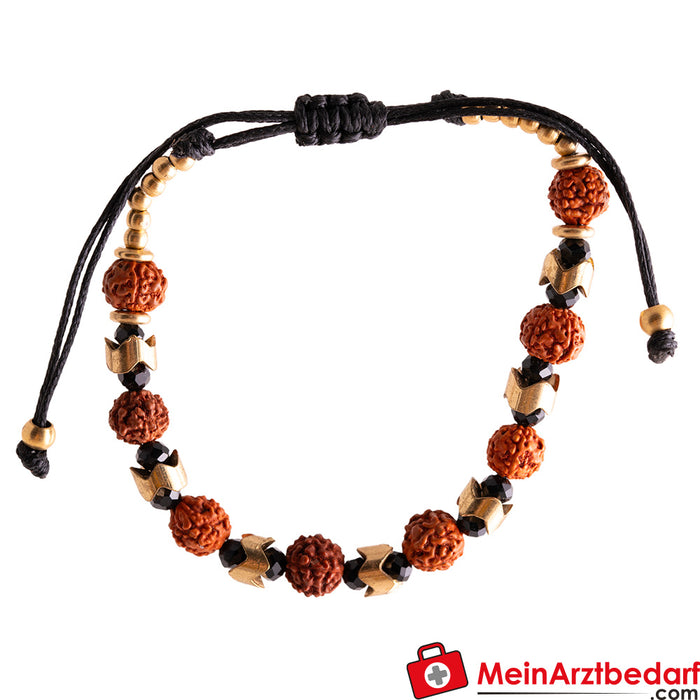 Pulsera de berk con rudraksha "Ajala