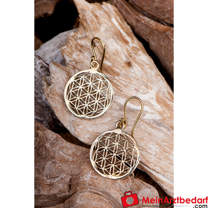 Berk flower of life earrings