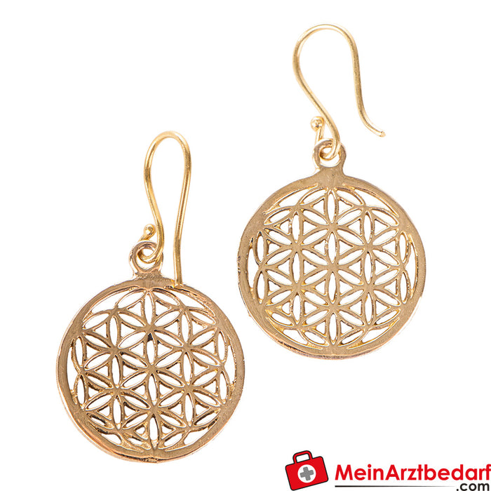 Berk flower of life earrings