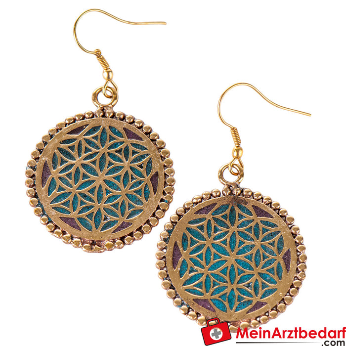 Berk flower of life earrings