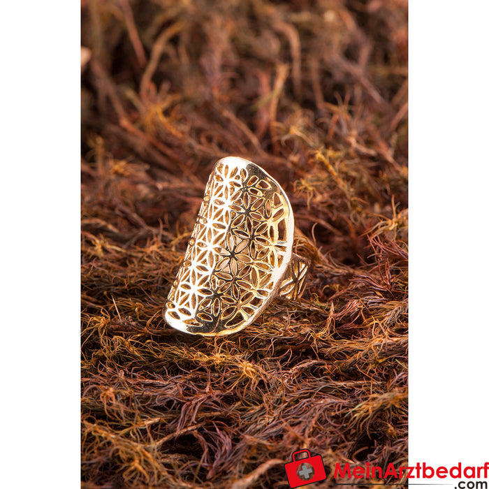 Anillo Berk Flor de la Vida, ajustable