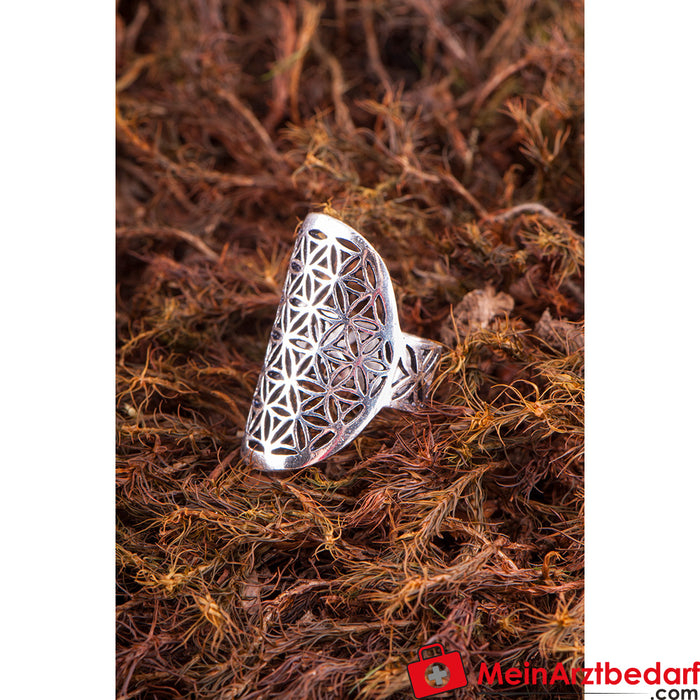 Anello Berk Flower of Life, regolabile