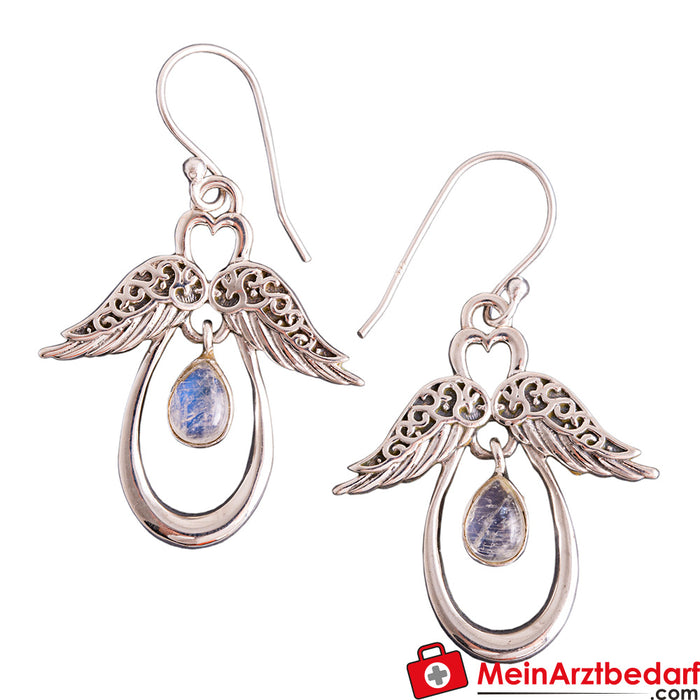 Berk heart angel with moonstone