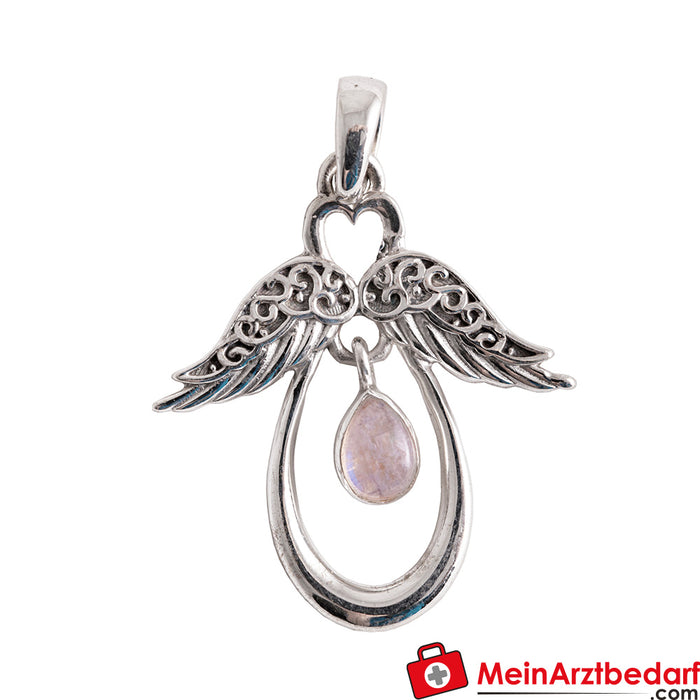 Berk heart angel with moonstone