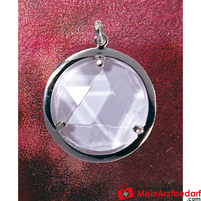 Medaglione di cristallo di rocca di Berk - uno scudo protettivo