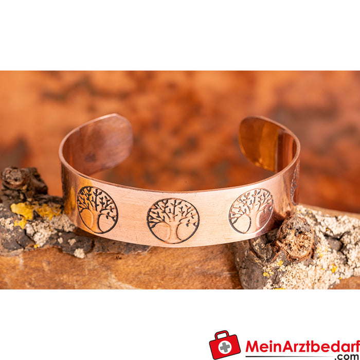 Berk koperen armband met Yggdrasil