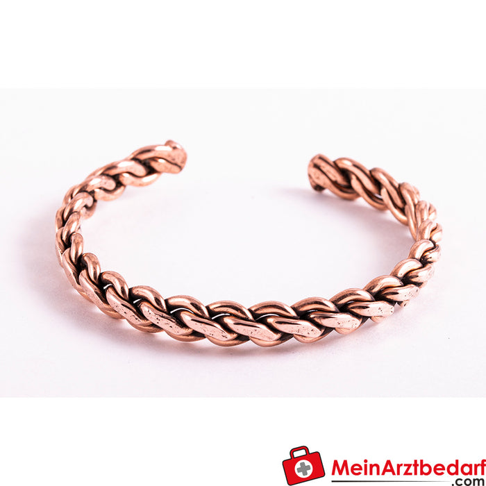 Berk braided copper bangle