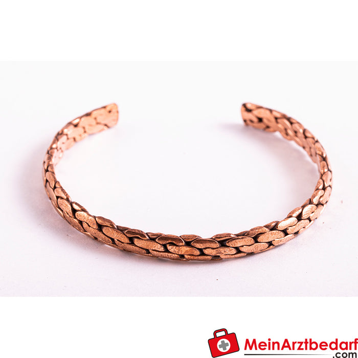 Berk braided copper bangle