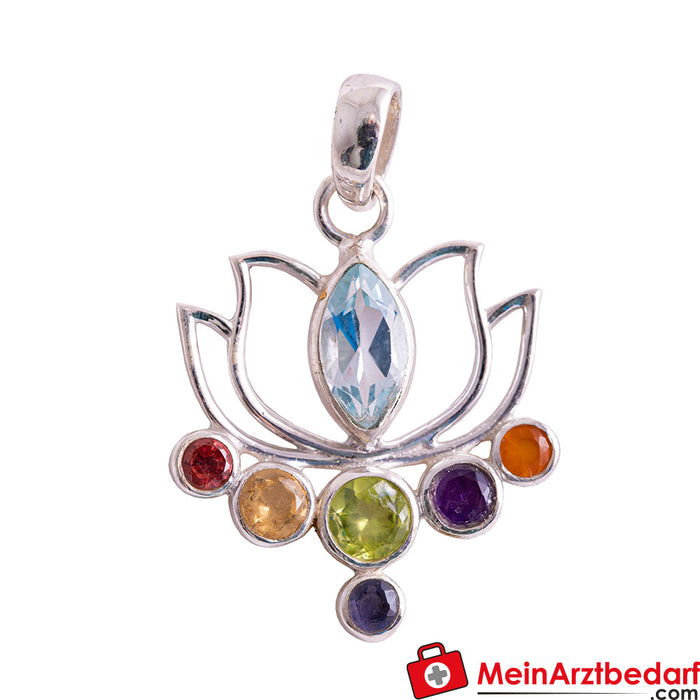 Lotus de Berk avec pierres de chakra