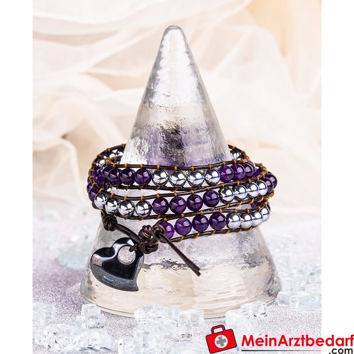 Berk Magnet - Wickelarmband, Amethyst