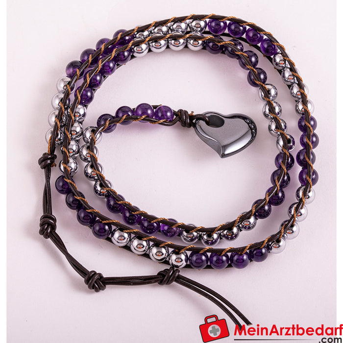 Berk Magnet - Wickelarmband, Amethyst