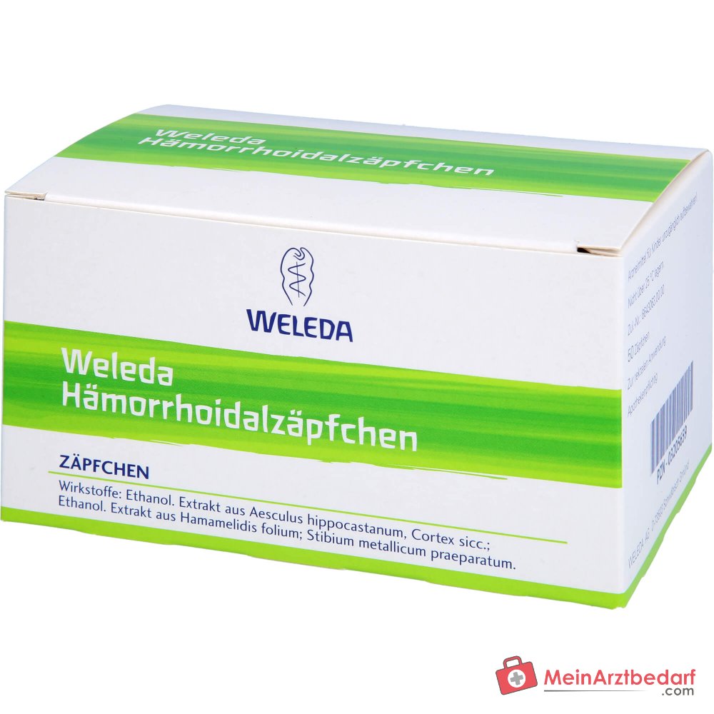 Weleda Hämorrhoidalzäpfchen Suppositorien, 50 St., 50 Stück