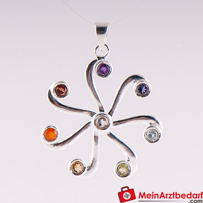 Berk chakra wheel pendant