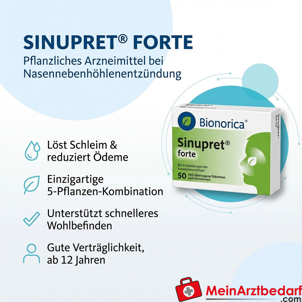 Bionorica Sinupret forte tabletki powlekane 20 sztuk