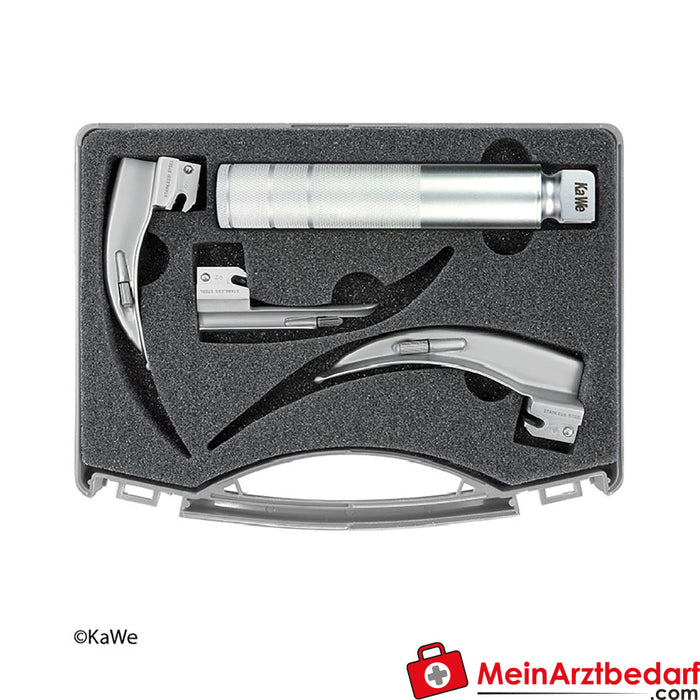 KaWe Laryngoscope SET, pediatrico, 1 manico, 3 lame