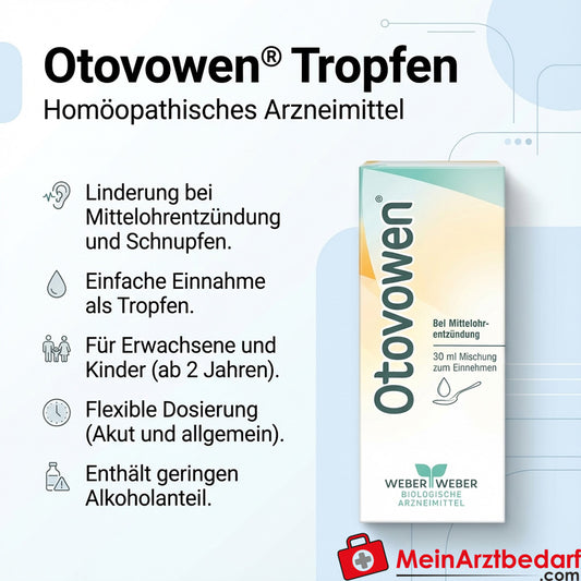 Otovowen homeopathische geneesmiddelendruppels