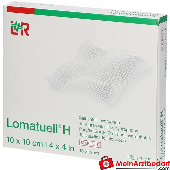 Lomatuell® H 10 cm x 10 cm stérile, 10 pces