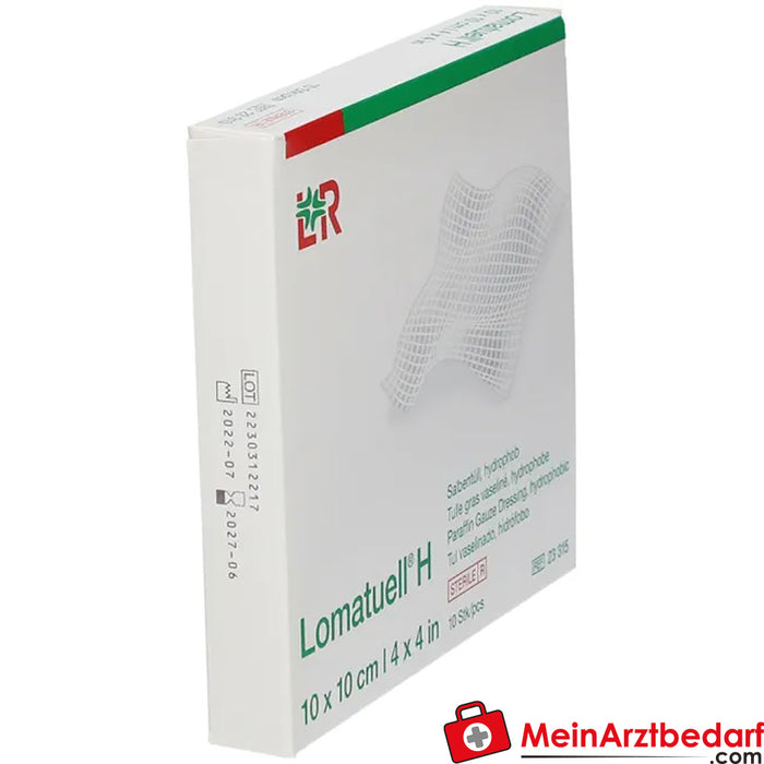 Lomatuell® H 10 cm x 10 cm steriel, 10 st.