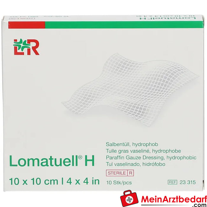 Lomatuell® H 10 cm x 10 cm steriel, 10 st.