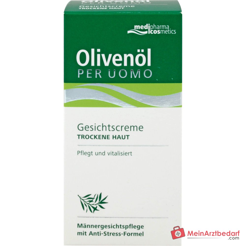 medipharma cosmetics Olijfolie Per Uomo Gezichtscrème, 50 ml