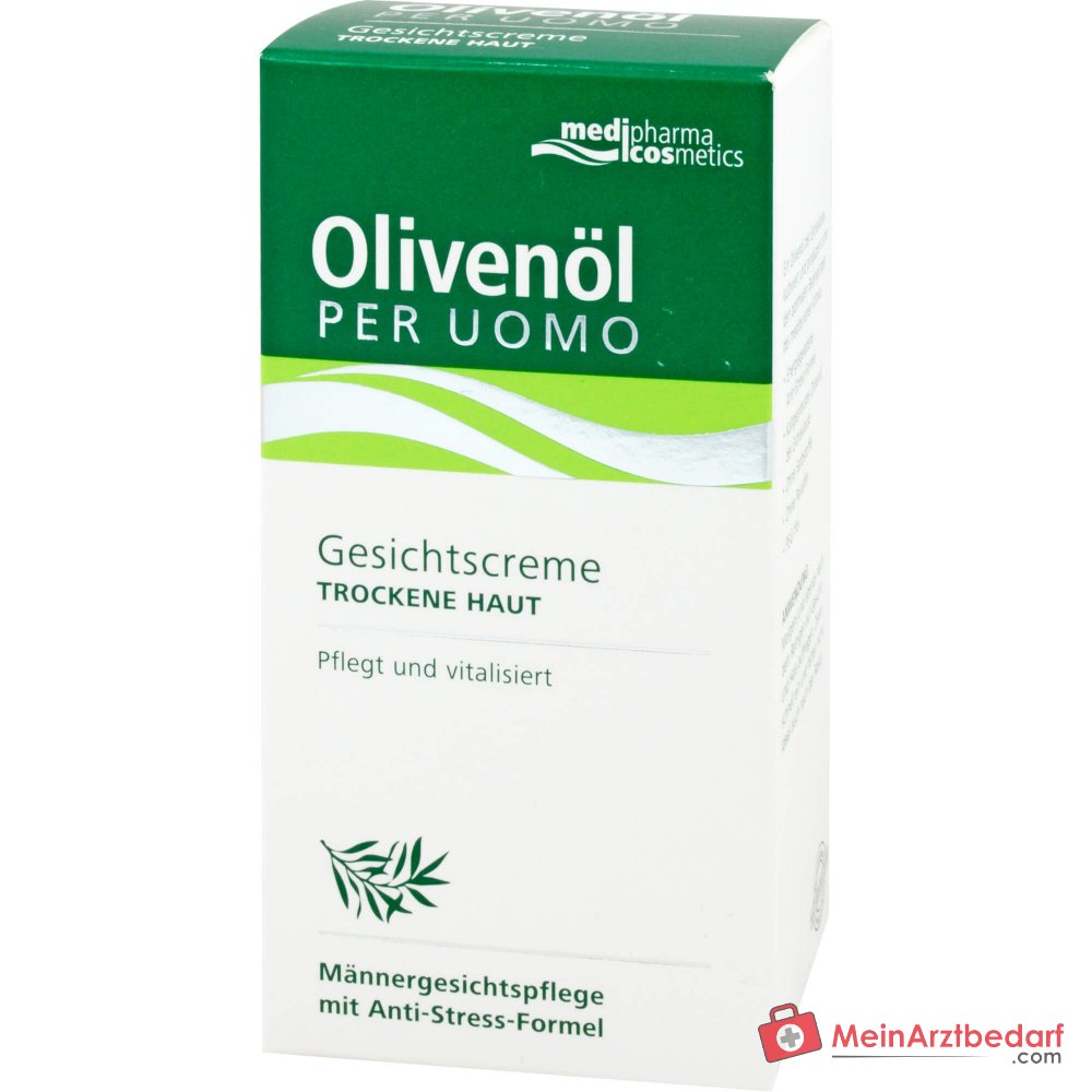 medipharma cosmetics Olijfolie Per Uomo Gezichtscrème, 50 ml