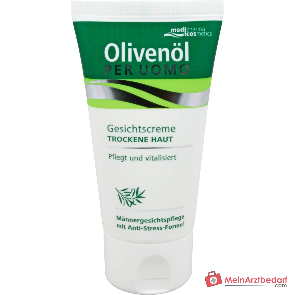 medipharma cosmetics Olijfolie Per Uomo Gezichtscrème, 50 ml