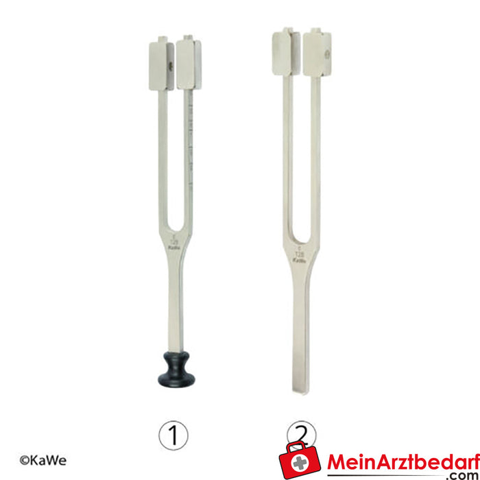 KaWe tuning fork according to Lucae with plastic base, c128 Hz