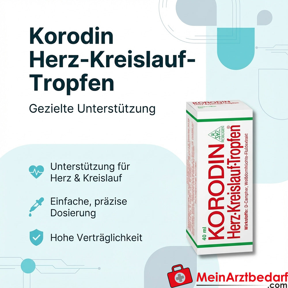 KORODIN Cardiovasculaire druppels voor volwassenen geconcentreerde druppelsamenstelling