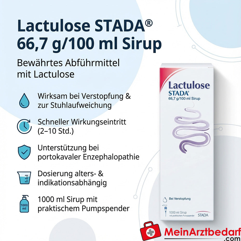 STADA Lactulose 66,7 g/100 ml Lösung zum Einnehmen