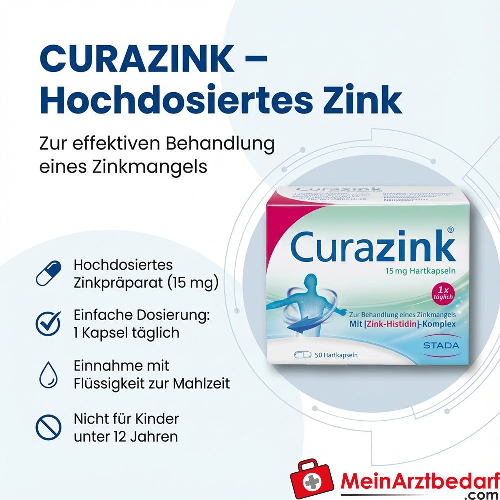Curazinc zink hooggedoseerde capsules