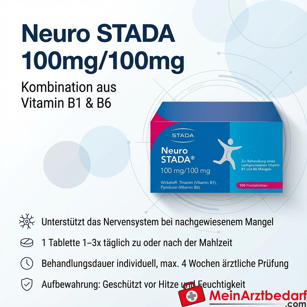 Neuro STADA 100 mg/100 mg Tabletten
