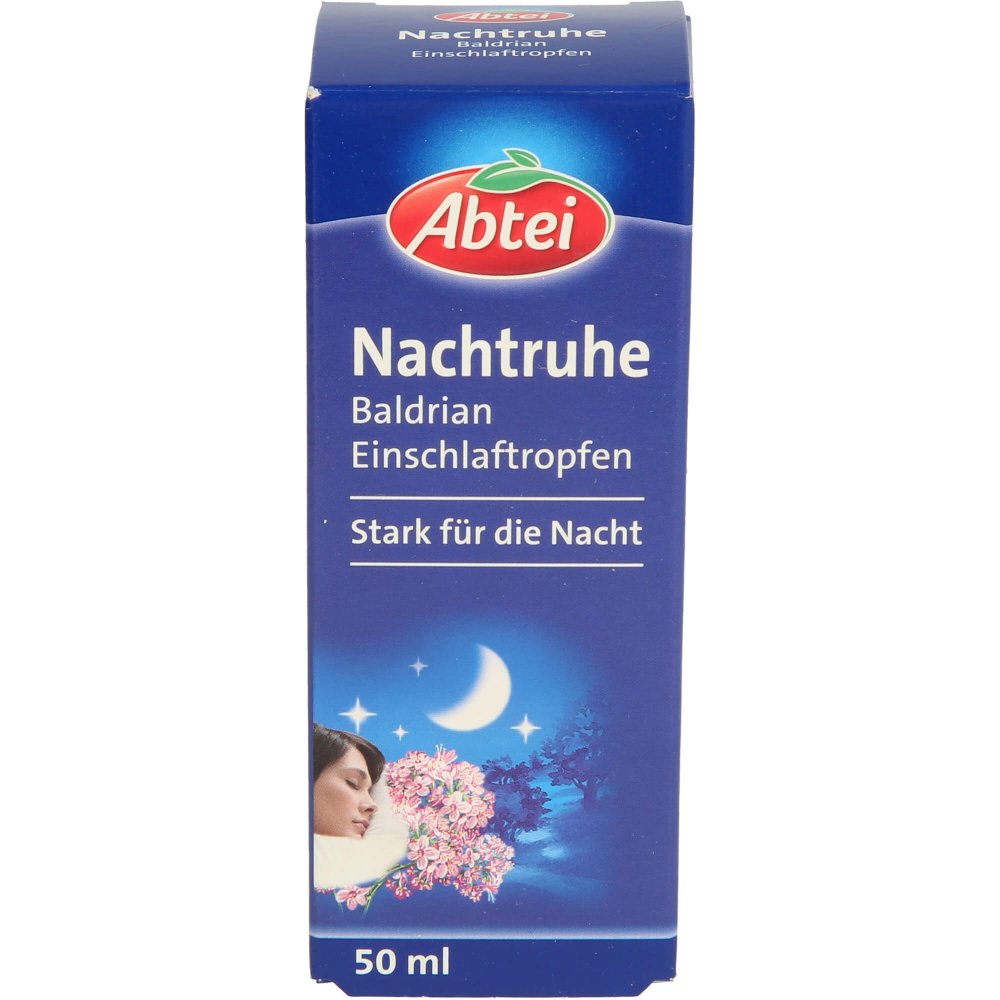 Abtei Nachtruhe Baldrian Einschlaftropfen Baldriantinktur Tropfen, 50 ml