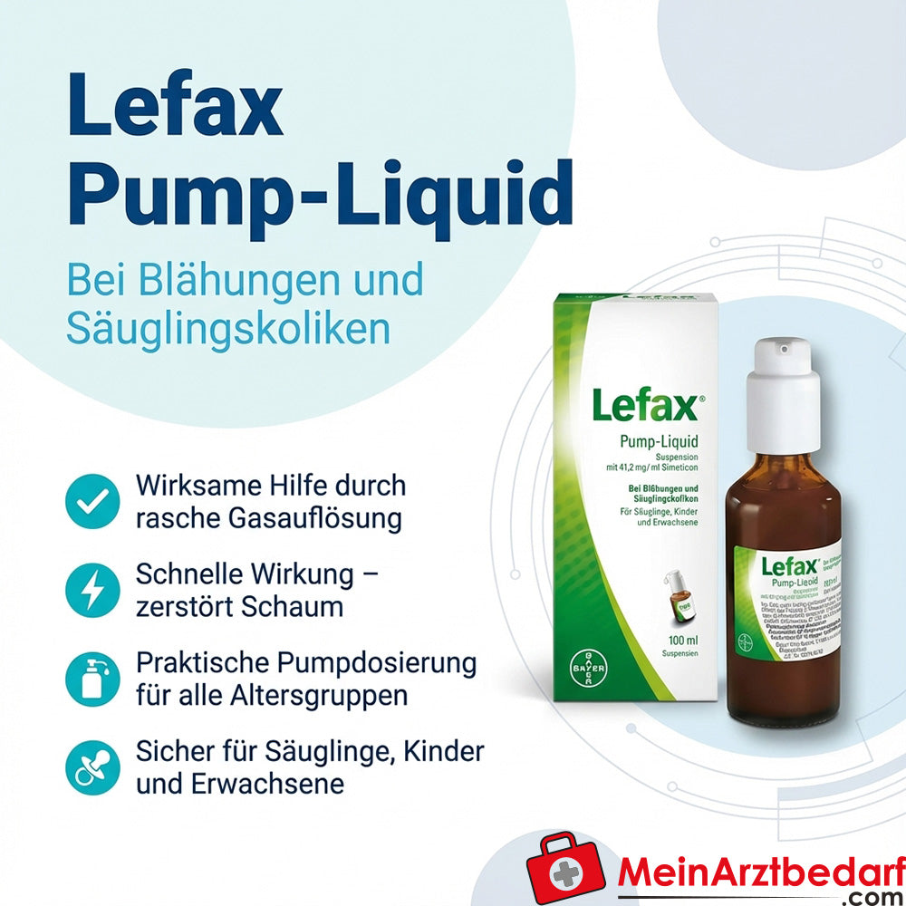 Lefax Pump-Liquid Simeticon Suspension Pumpflasche Lefax Pump-Liquid Simeticon Suspension Pumpflasche