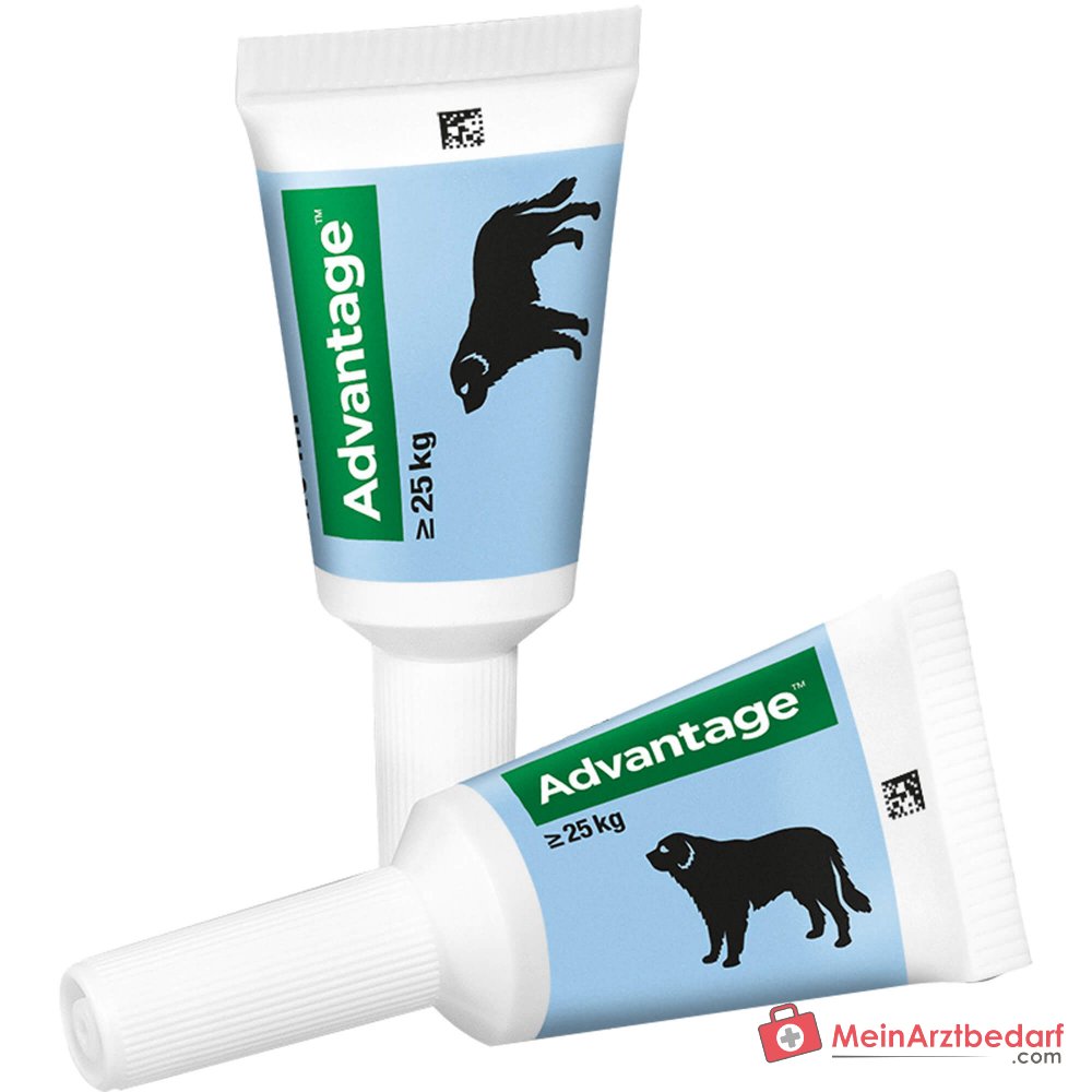 Advantage 400 Hund Imidacloprid 100 mg/ml Lösung zum Auftropfen 4 Pipetten Hunde 25–40 kg