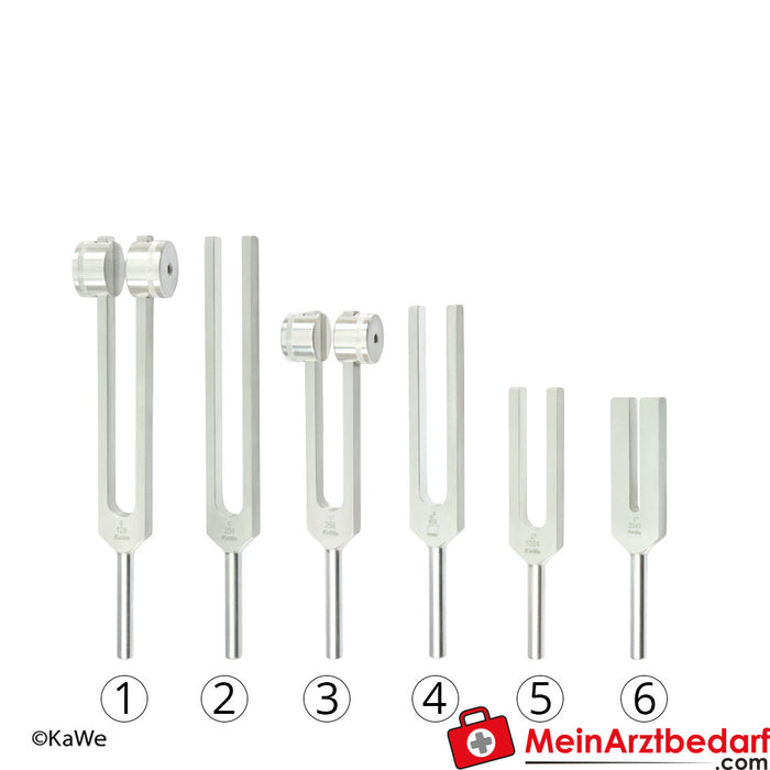 KaWe aluminum tuning fork without damper, c2, 512 Hz