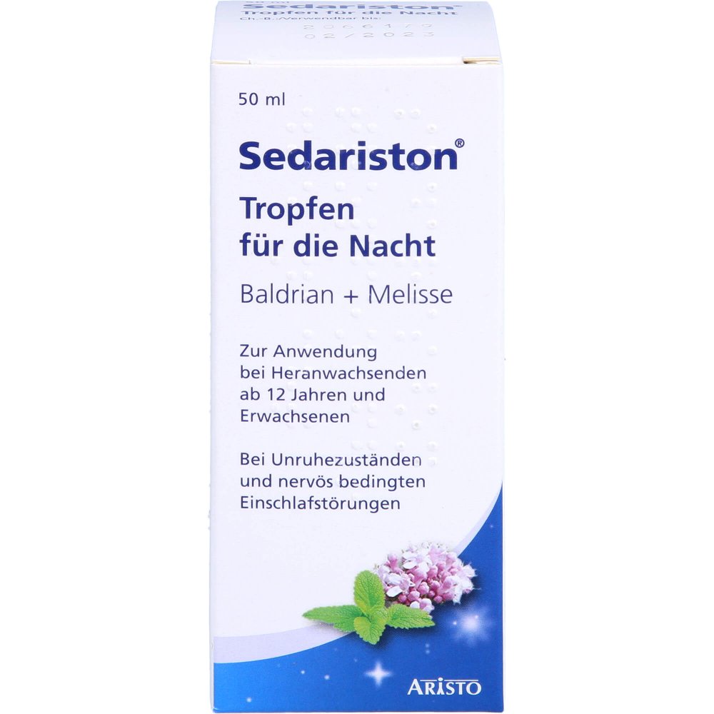 Sedariston Gocce per la Notte con Valeriana e Olio di Melissa Gocce 20 ml, 50 ml