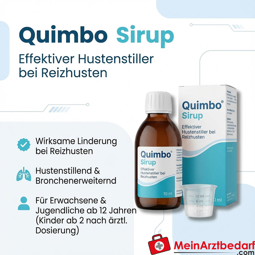 Quimbo solución oral seca para la tos 100 ml con vaso dosificador