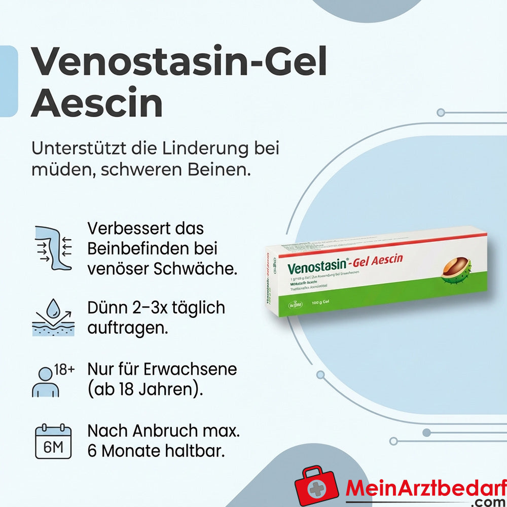 Venostasin Aescin Gel tópico