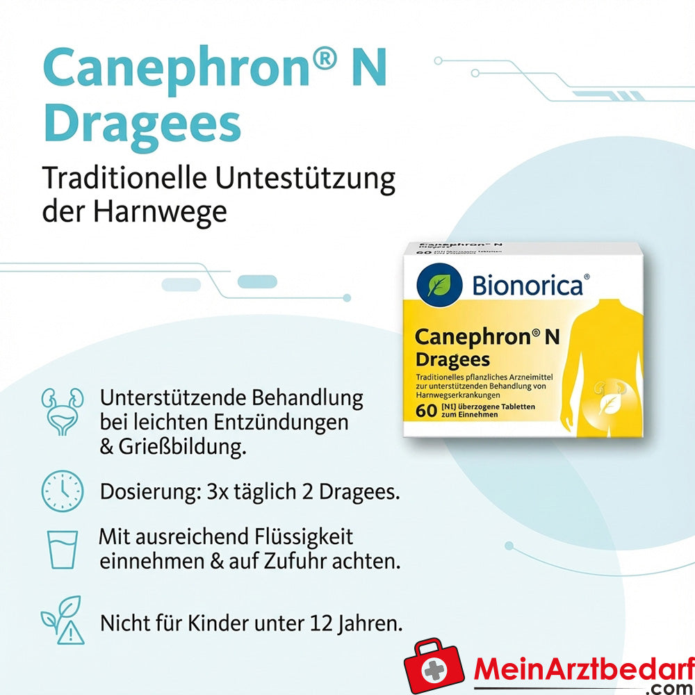 Canephron N Dragees pflanzliches Arzneimittel für Harnwege