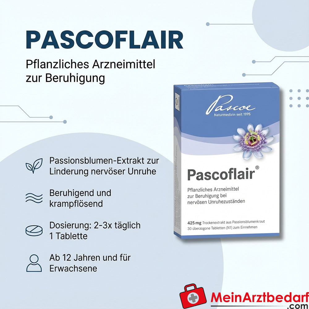 Pascoflair pastillas de extracto de pasiflora